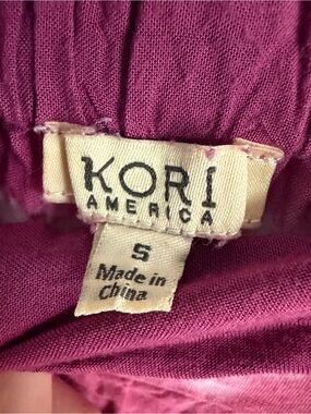 Kori America Tie Dye Flowy Maxi Skirt